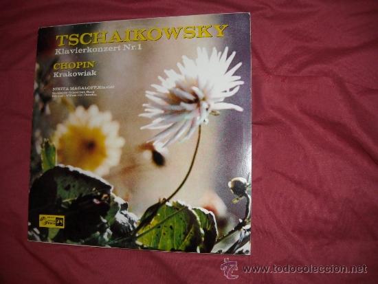 Discos de vinilo: tchaikovsky-concerto-chopin-magaloff -den haag-van otterloo. lp sms 2406