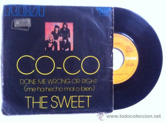Discos de vinilo: THE SWEET-CO-CO-DONE ME 7&rdquo; - Foto 1