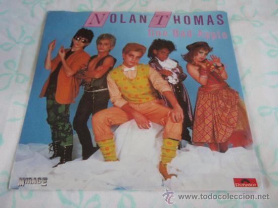 Discos de vinilo: NOLAN THOMAS  ( ONE BAD APPLE ) VOCAL + DUB VERSION   USA  1985-GERMANY  SINGLE45  POLYDOR - Foto 1