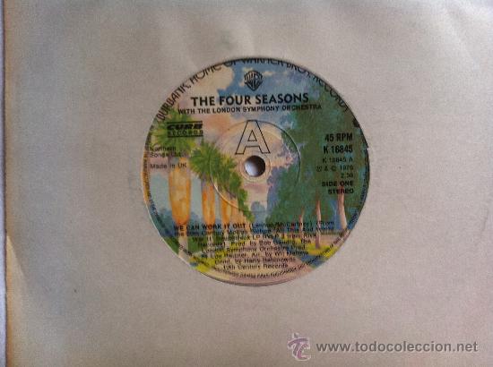Discos de vinilo: THE FOUR SEASONS-WE CAN WORK IT OUT-HARMONY 7&rdquo; - Foto 1