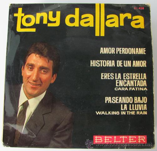 Discos de vinilo: TONY DALLARA - AMOR PERDONAME - EP 1965 - Foto 1