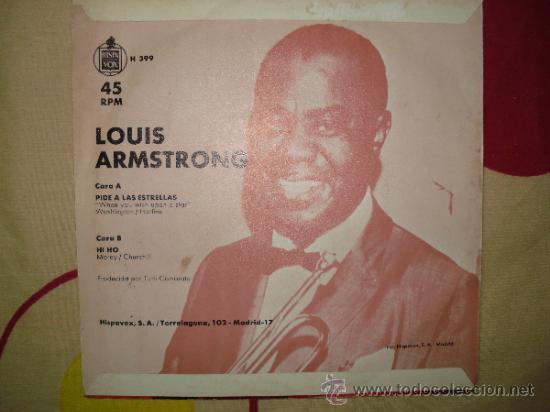 Discos de vinilo: LOUIS ARMSTRONG , PIDE LAS ESTRELLAS - Foto 3