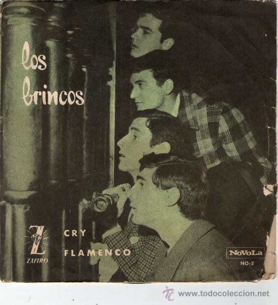 Discos de vinilo: SINGLE - LOS BRINCOS - &rdquo;CRY&rdquo; - &rdquo;FLAMENCO&rdquo;. - Foto 1