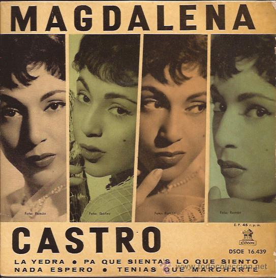 Discos de vinilo: EP-MAGDALENA CASTRO-ODEON 16439-LA YEDRA - Foto 1