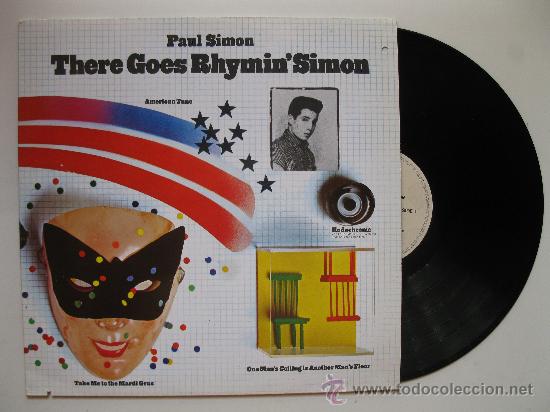 Discos de vinilo: LP - PAUL SIMON - &rdquo;THERE GOES RHYMIN SIMON&rdquo;. - Foto 1