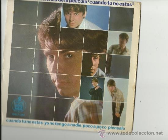 Discos de vinilo: raphael cuando tu no estas single 1966 - Foto 1