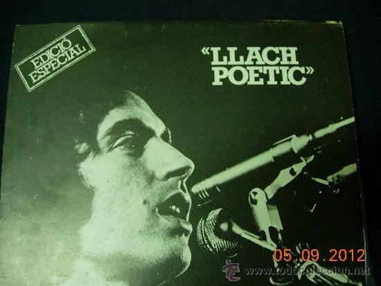 Discos de vinilo: Lluis Llach LP Llach poetic - Foto 1