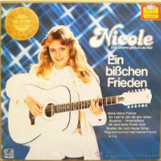 Dischi in vinile: NICOLE - EIN BISSCHEN FRIEDEN (LP ALEMAN 1982) EUROVISION 82