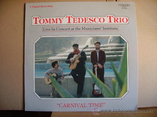 Discos de vinilo: TOMMY TEDESCO TRIO ---- CARNIVAL TIME - Foto 1