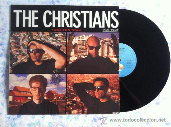 Discos de vinilo: 12&rdquo; MAXI-THE CHRISTIANS-FORGOTTEN TOWN - Foto 1