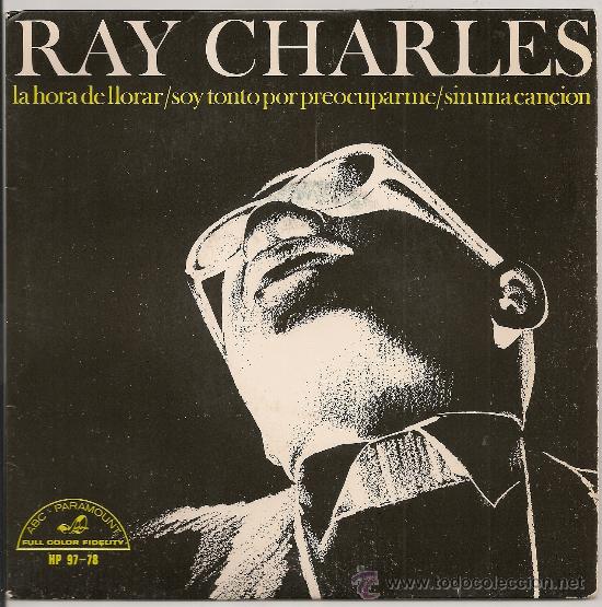 Discos de vinilo: RAY CHARLES - LA HORA DE LLORAR + 2 (EP ESPA&Ntilde;OL 1966) - Foto 1