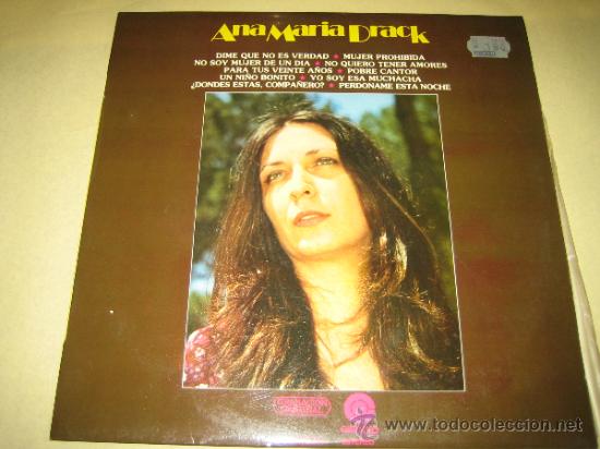 Discos de vinilo: ANA MARIA DRACK - 1979 - Foto 1