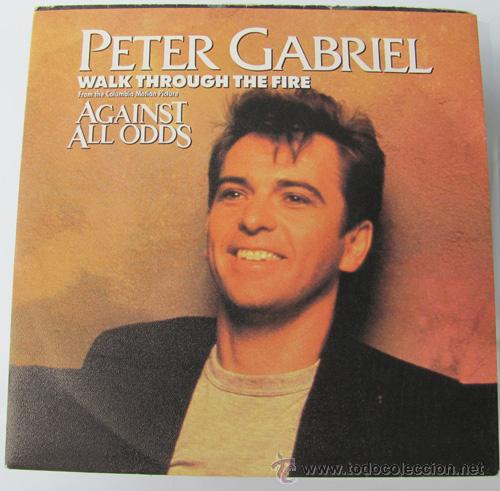 Discos de vinilo: PETER GABRIEL - WALK THROUGH THE FIRE - SINGLE 1984 - Foto 1