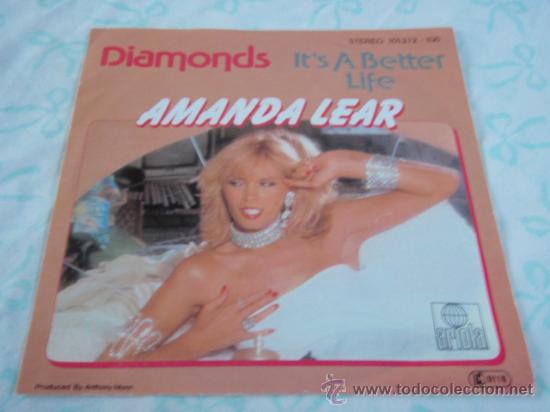 Discos de vinilo: AMANDA LEAR  ( DIAMONDS - ITS A BETTER LIFE )   GERMANY   SINGLE45   ARIOLA RECORDS - Foto 1