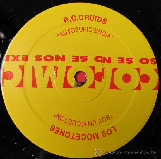 Discos de vinilo: RC DRUIDS VERSION DE AUTOSUFICIENCIA - MAXISINGLE COMPARTIDO - Foto 1