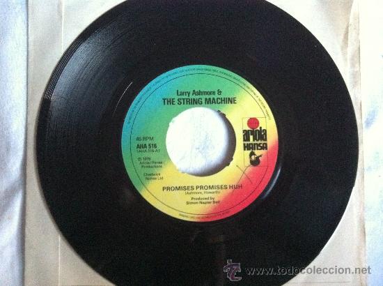 Discos de vinilo: 7&rdquo;LARRY ASHMORE & THE STRING MACHINE-PROMISES PROMISES HUGH - Foto 1