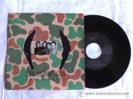 Discos de vinilo: 7&rdquo; LOS HERMETICOS-ESTUPEFACTO - Foto 1