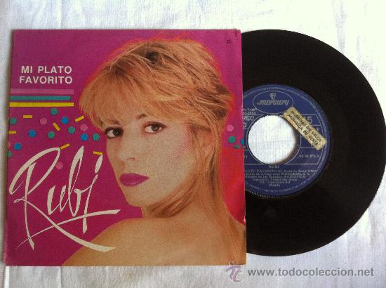 Discos de vinilo: 7&rdquo;RUBI-MI PLATO FLAVORITO - Foto 1