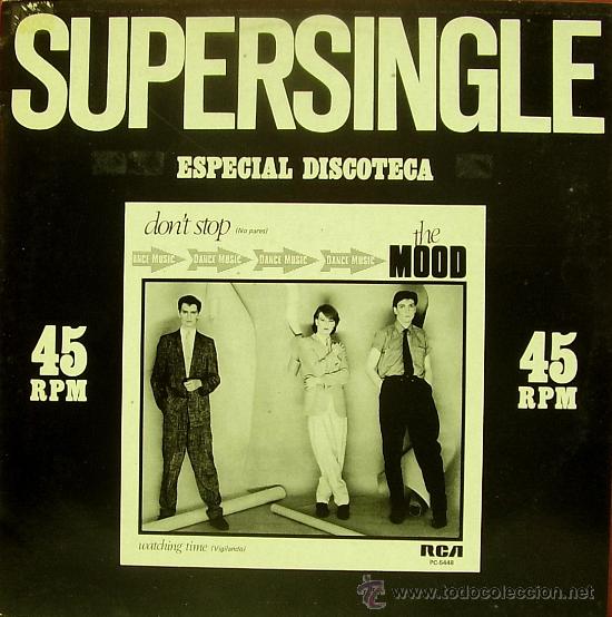 Discos de vinilo: THE MOOD-DON&acute;T STOP MAXI SINGLE 1982 SPAIN - Foto 1