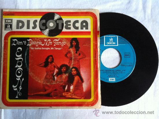Discos de vinilo: 7&rdquo; EBONY-DONT BOOGIE MR.TANGO-SLACKER - Foto 1