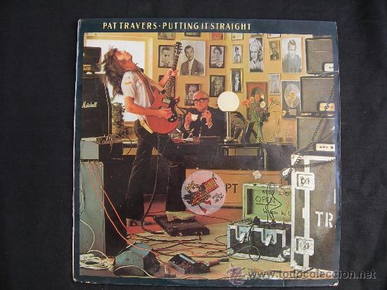 Discos de vinilo: LP PAT TRAVERS // PUTTING IT STRAIGHT - Foto 1