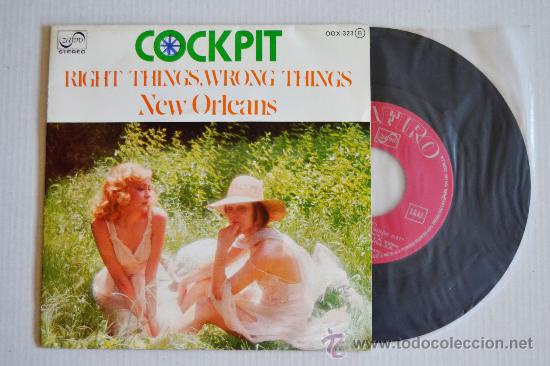 Discos de vinilo: COCKPIT Right Things, Wrong things (ZAFIRO Single 1977) ESPA&Ntilde;A - Foto 1