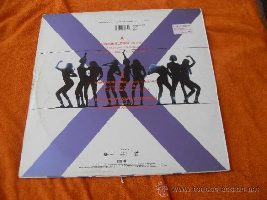 Discos de vinilo: INXS MAXI SINGLE Suicide blonde. MADE IN SPAIN 1990 - Foto 2