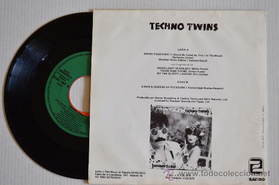 Discos de vinilo: TECHNO TWINS Swing Together (ZAFIRO Single 1982) ESPA&Ntilde;A - Foto 2