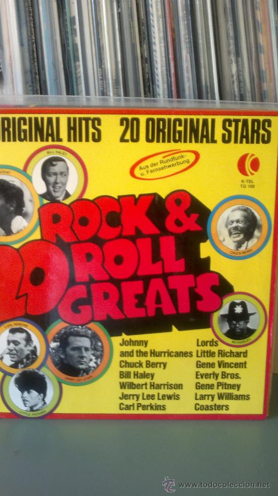 Discos de vinilo: ROCK & ROLL 20 GREATS - K-TEL - Foto 1