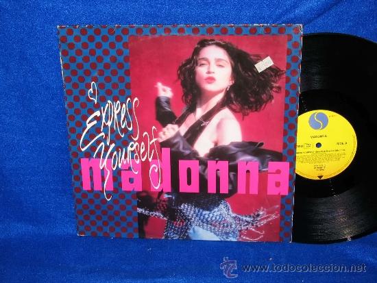 Discos de vinilo: MADONNA - EXPRESS YOURSELF - MAXISINGLE 1989 - Foto 1