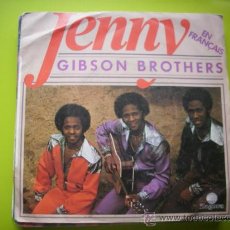 Discos de vinilo: GIBSON BROTHERS/ JENNY (EN FRANCAIS) / SINGLE ZAGORA PEPETO. Lote 33226796
