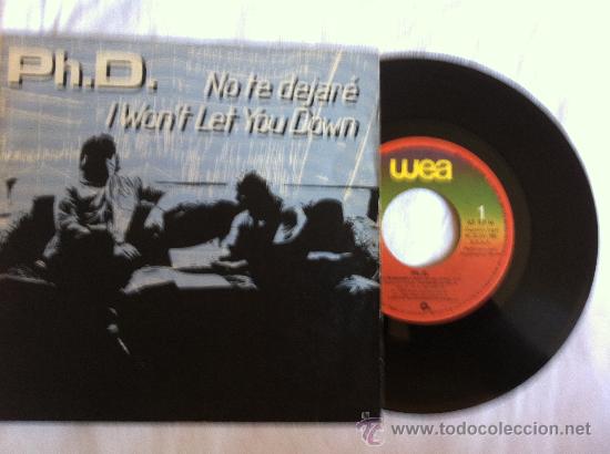 Discos de vinilo: 7&rdquo; PHD-NO TE DEJARE-HIDEAWAY - Foto 1