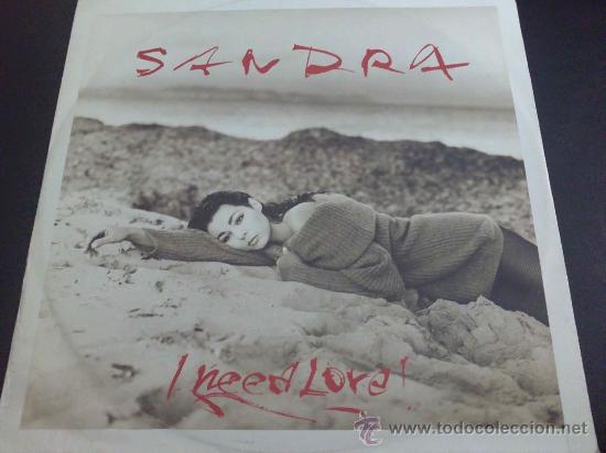 Discos de vinilo: SANDRA, I NEED LOVE - MAXI SINGLE - Foto 1