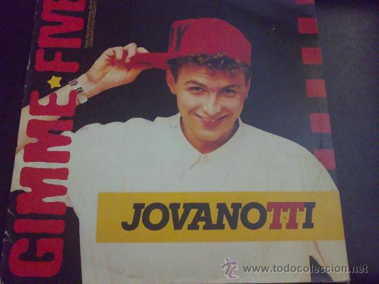 Discos de vinilo: JOVANOTTI, GIMME FIVE - MAXI SINGLE - Foto 1