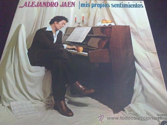 Discos de vinilo: ALEJANDRO JA&Eacute;N, MIS PROPIOS SENTIMIENTOS - LP - Foto 1