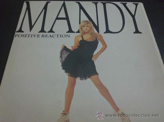 Discos de vinilo: MANDY, POSITIVE REACTION - MAXI SINGLE DE VINILO - Foto 1