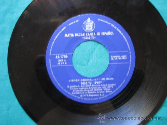 Discos de vinilo: Singels Matia Bazar 1978 - Foto 2