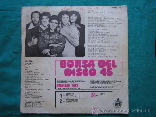 Discos de vinilo: Singels Matia Bazar 1978 - Foto 4