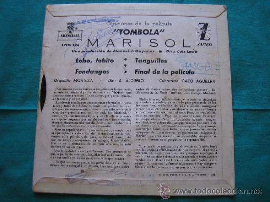 Discos de vinilo: Singels Marisol 1962 - Foto 4