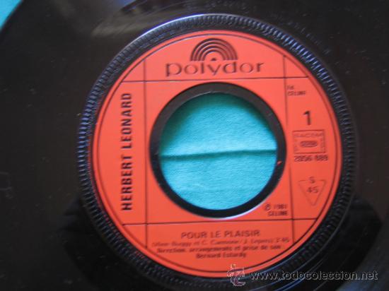 Discos de vinilo: Singels Herbert L&eacute;onard  1981 - Foto 3