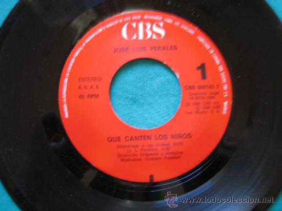 Discos de vinilo: Singels Jose Luis Perales 1986 - Foto 2