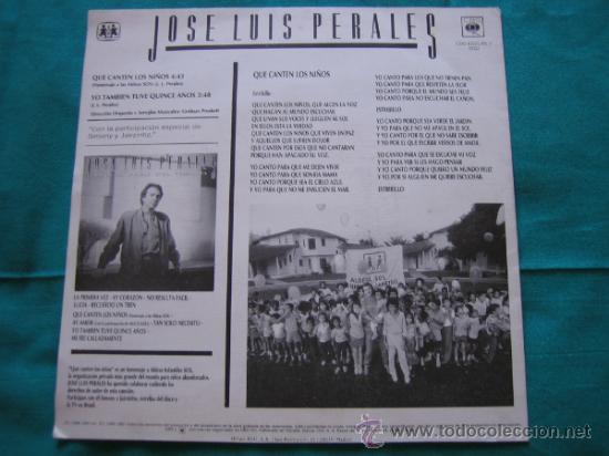 Discos de vinilo: Singels Jose Luis Perales 1986 - Foto 4