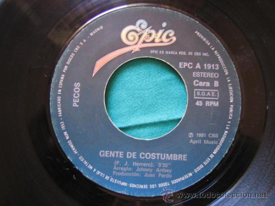 Discos de vinilo: Singels Los Pecos 1981 - Foto 3