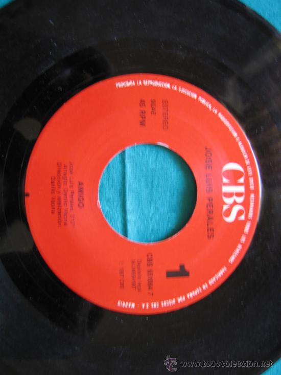 Discos de vinilo: Singels Jose Luis Perales 1987 - Foto 3