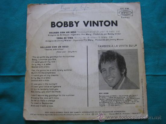 Discos de vinilo: Singels Bobby Vinton 1975 - Foto 4