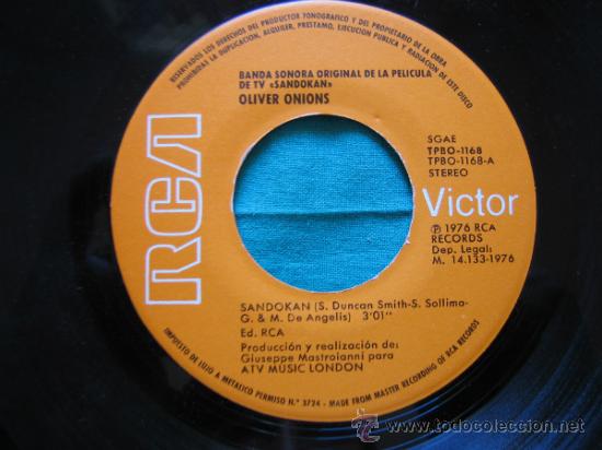 Discos de vinilo: Singels Banda Sonora Sandokan 1976 - Foto 2