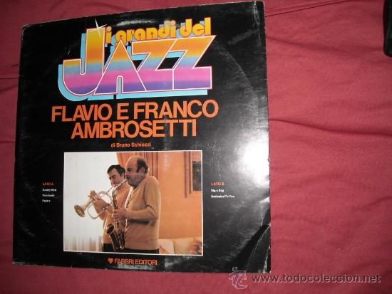 Dischi in vinile: FLAVIO E FRANCO AMBROSETTI LP I GRANDI DEL JAZZ con  libreto ver foto adicional