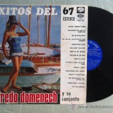 Discos de vinilo: LP ALFREDO DOMENECH Y SU CONJUNTO-ÉXITOS 67. Lote 33262829