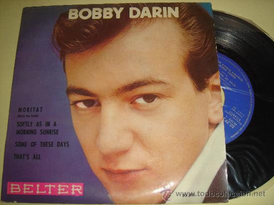 Discos de vinilo: BOBBY DARIN -EP- MORITAT + 3 - SPAIN ED 50S - Foto 1