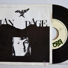 Discos de vinilo: IAN PAGE - OVER MY HEAD/HOLLYWOOD HEROES (LOGO SINGLE 1979) ESPAÑA
